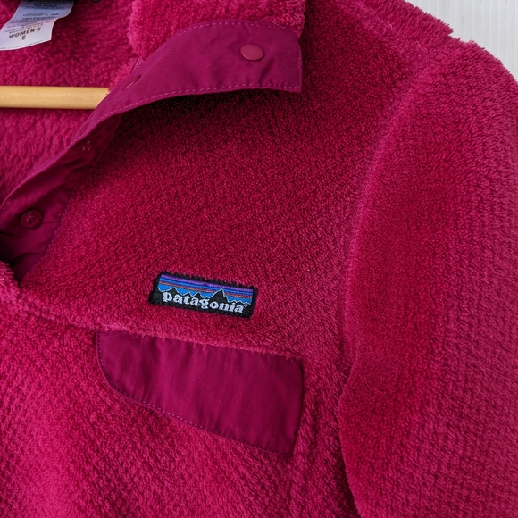 PATAGONIA Synchilla Retool Snap-T Pullover Magenta Pink - Picture 3 of 6